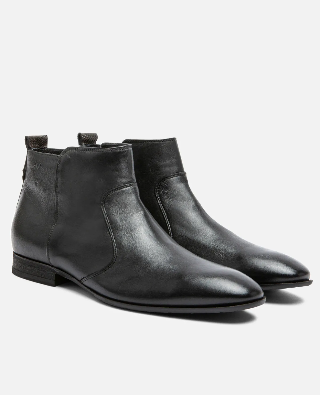 ANDERSON 39 Boots Cuir Tannage Végétal Noir Homme