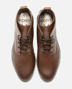 AVERY 73 Boots Cuir Marron Femme