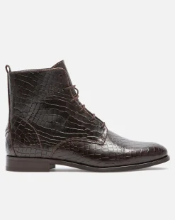 AVERY M VGT Boots Cuir Tannage Végétal Marron Femme