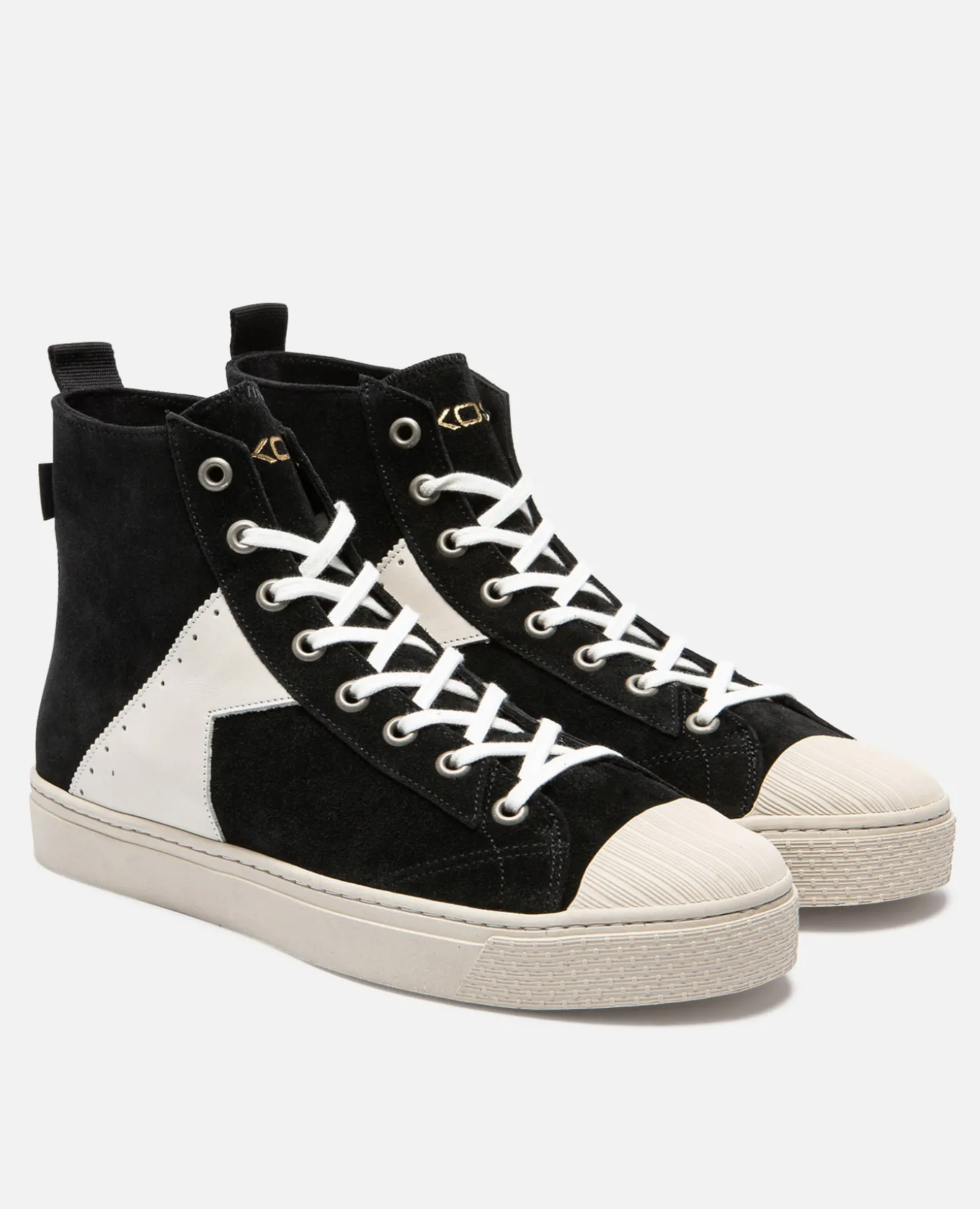 BACKSTAGE H7 Sneakers Éco-responsable Croûte velours Noir Femme