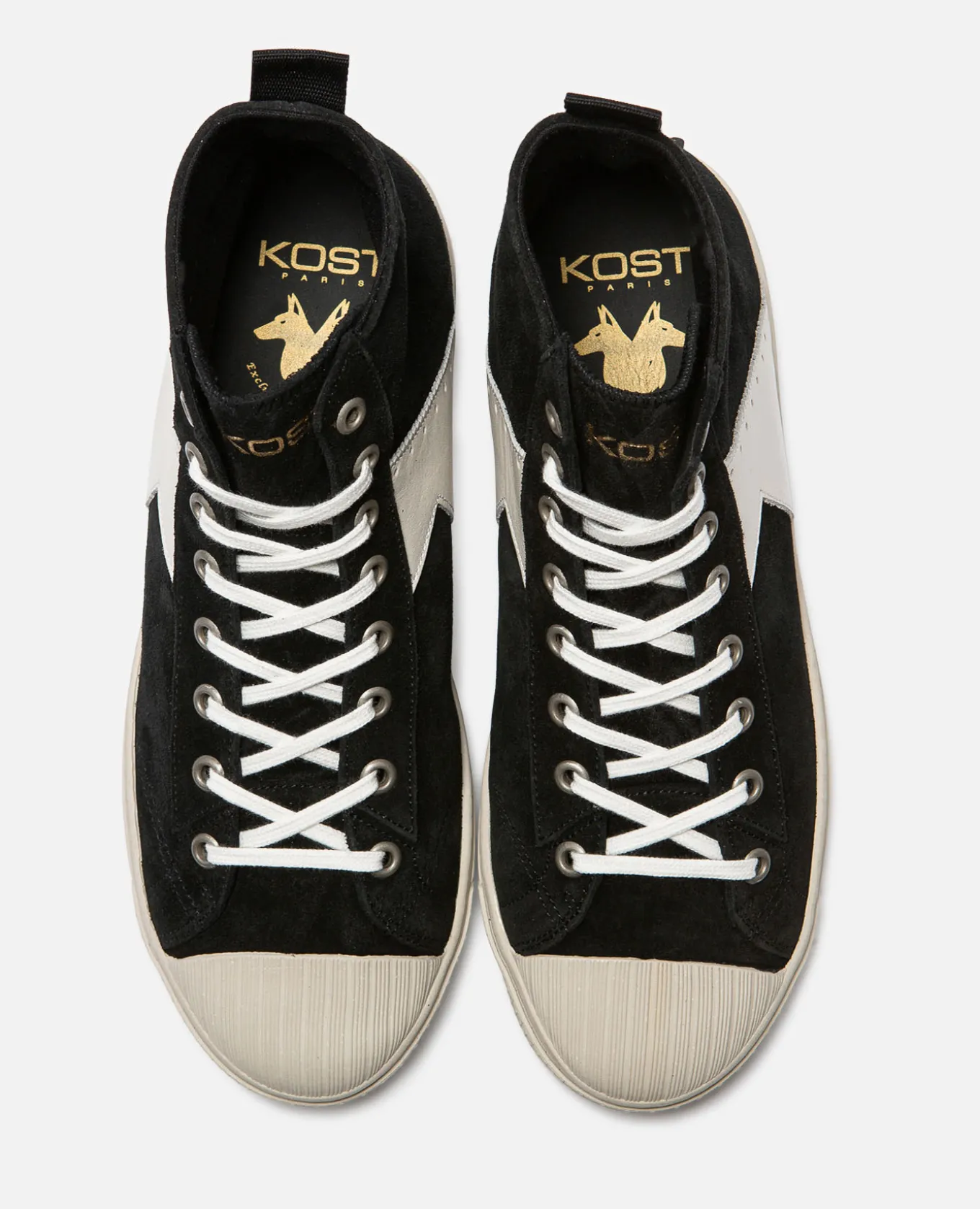 BACKSTAGE H7 Sneakers Éco-responsable Croûte velours Noir Femme