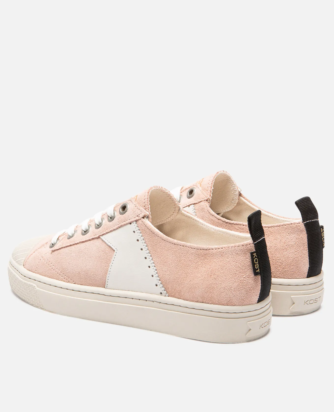 BACKSTAGE L7 Sneakers Éco-responsable Croûte velours Rose Femme