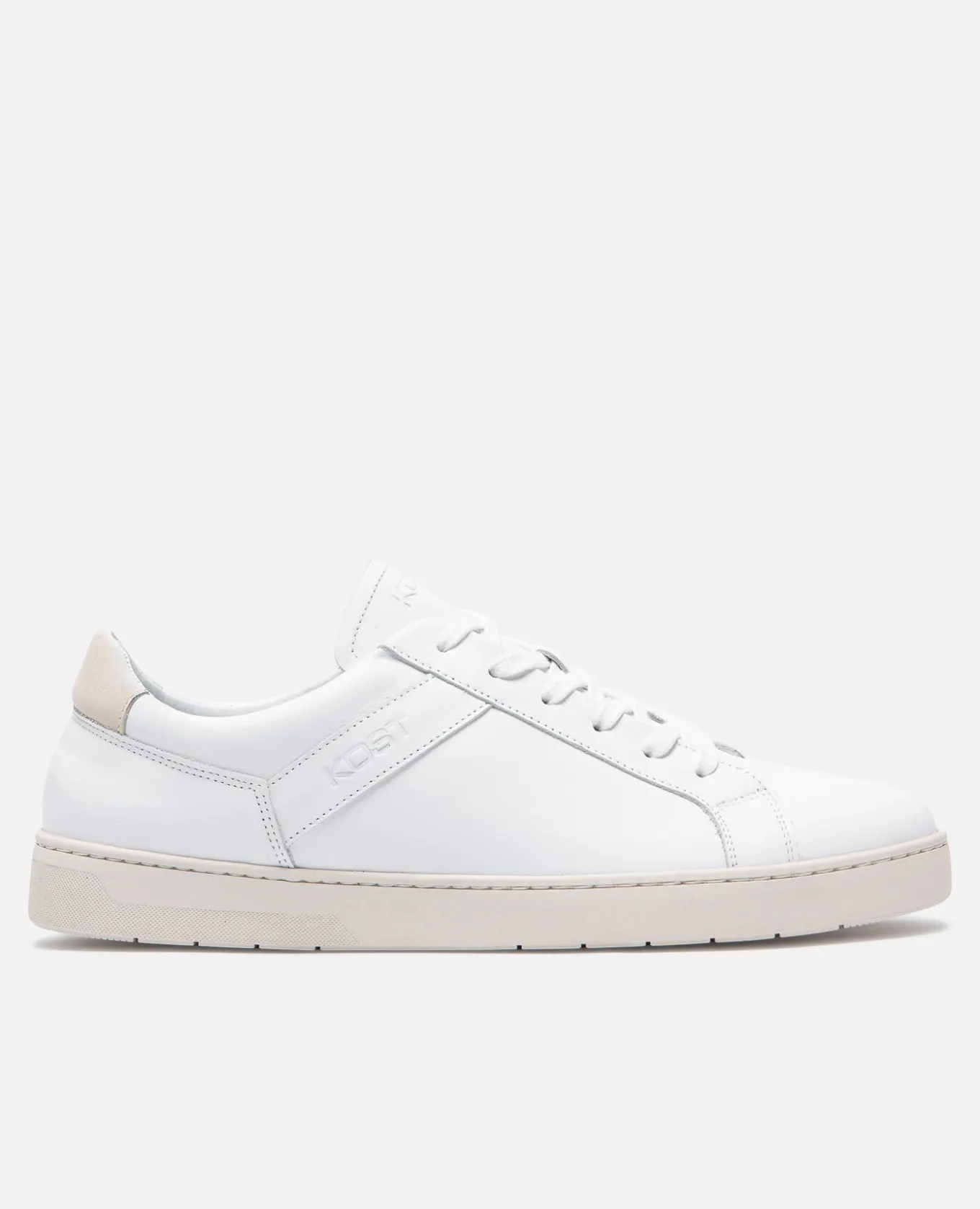 BARBARE Sneakers Cuir Blanc Homme