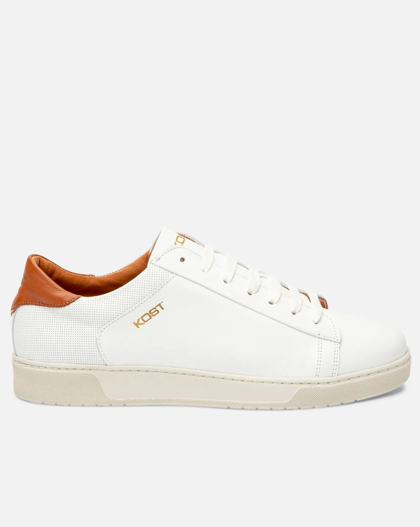 BATTLE 8 Sneakers Blanches Cuir Homme