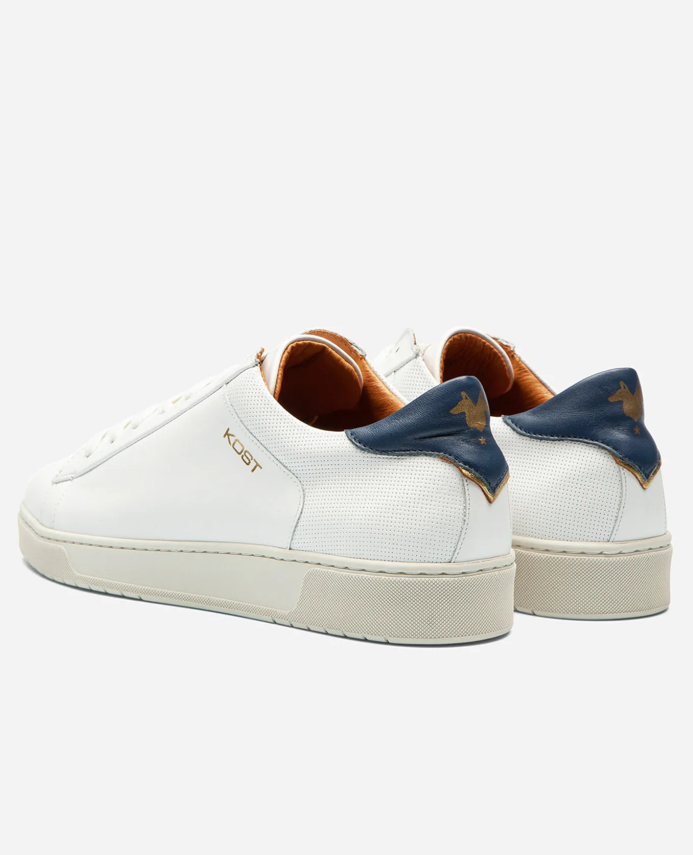 BATTLE 8 Sneakers Cuir Blanc Homme