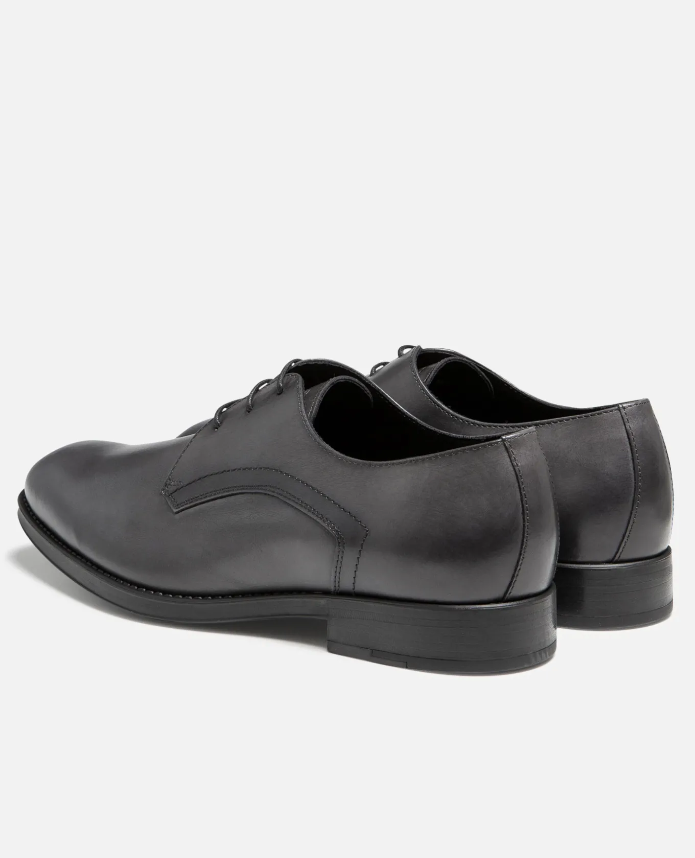 BLAIR 2 Derbies Cuir Gris Homme