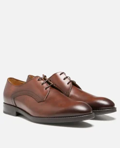 BLAIR  Derbies Cuir Marron Homme