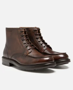 BOLD FO VGT  Boots Cuir Tannage Végétal Marron Homme