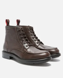 BOLD T VGT  Boots Cuir Tannage Végétal Marron Homme