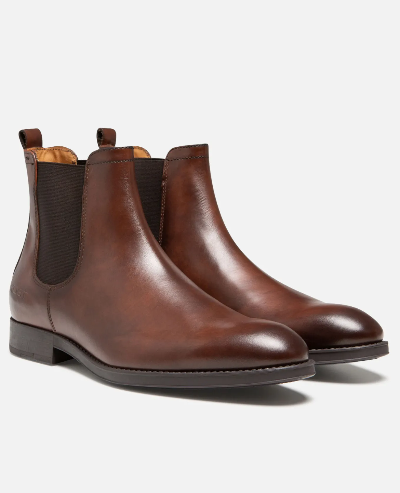 BRAD Chelsea boots Cuir Marron Homme