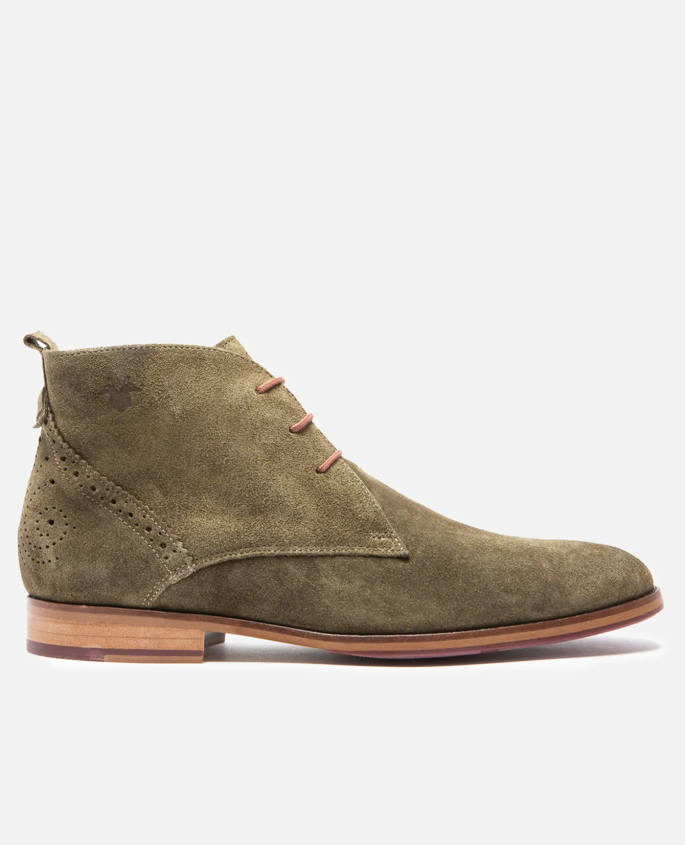 BRETT 95 A Chukka Boots Croûte Velours Made in France Vert Homme