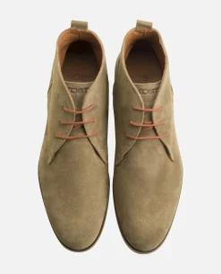 BRETT 95 A Chukka Boots Croûte velours Marron Homme Made in France