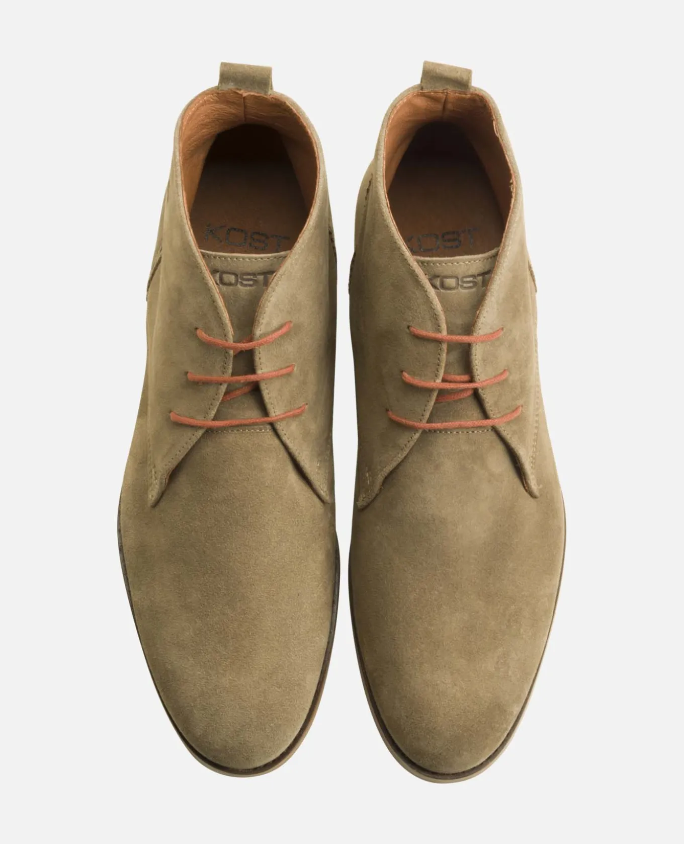 BRETT 95 A Chukka Boots Croûte velours Marron Homme Made in France