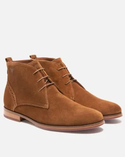 BRETT 95 A  Chukka boots Made in France Croûte velours Homme