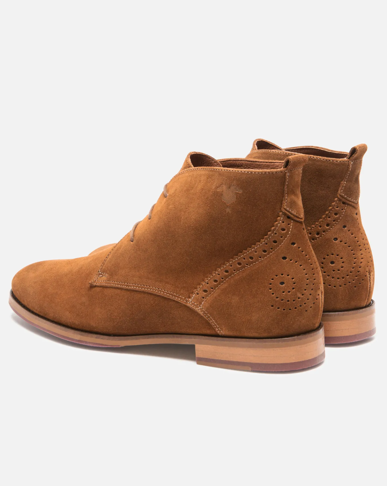BRETT 95 A Chukka boots Made in France Croûte velours Homme