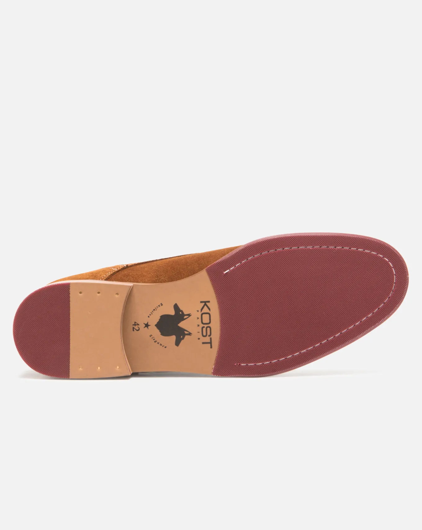 BRETT 95 A Chukka boots Made in France Croûte velours Homme