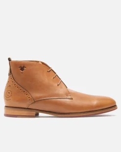 BRETT 75 A Chukka boots Made in France Cuir Marron Homme