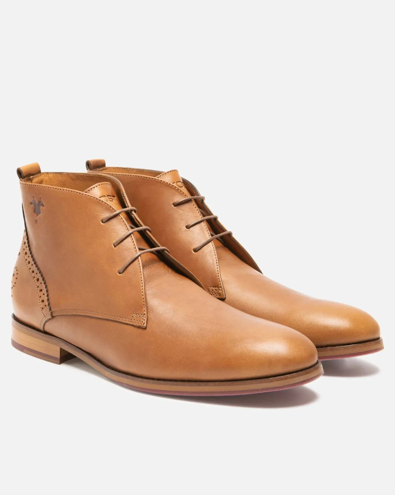 BRETT 75 A Chukka boots Made in France Cuir Marron Homme