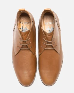 BRETT 75 A Chukka boots Made in France Cuir Marron Homme