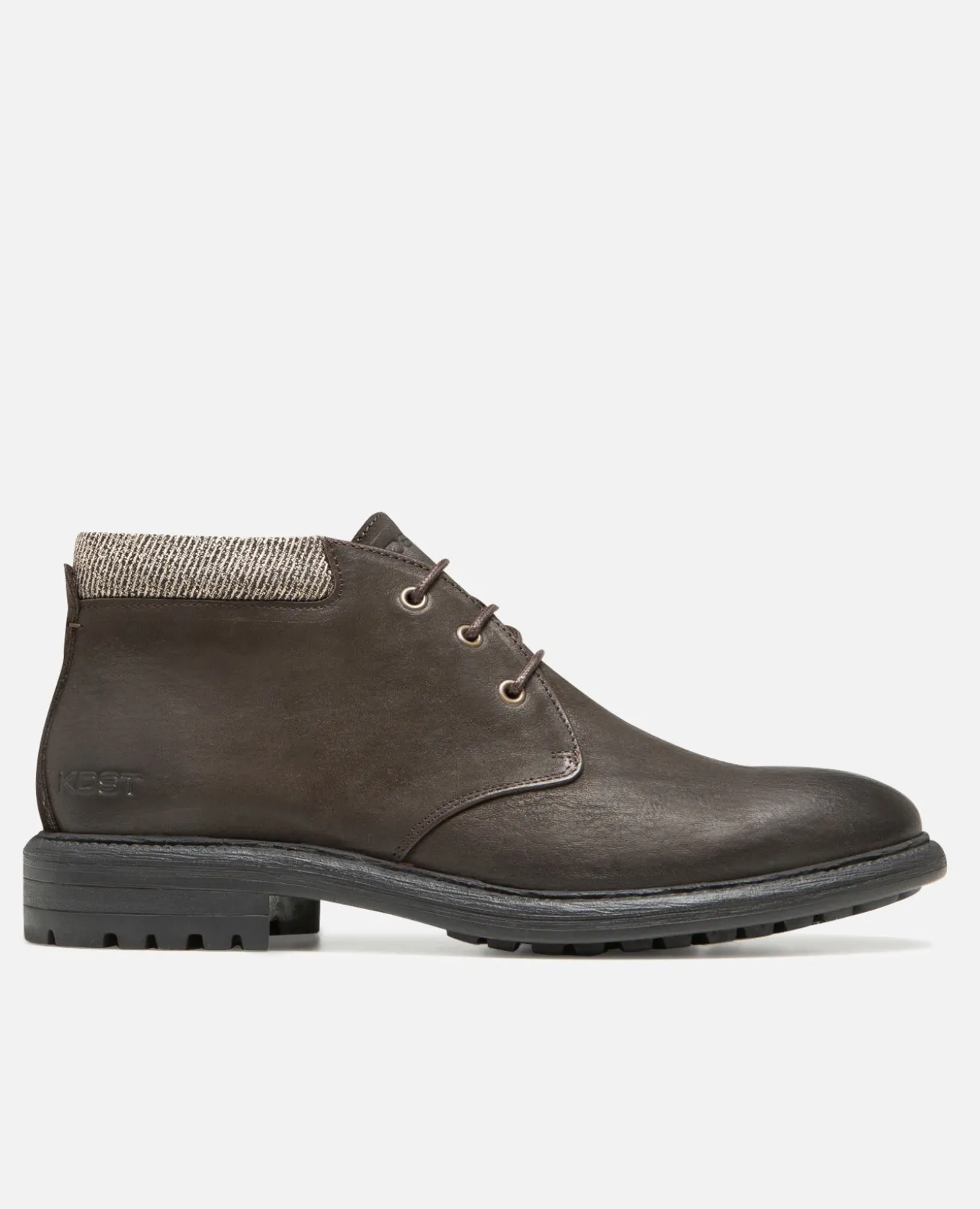 BURNING B VGT Boots cuir tannage végétal Chataigne