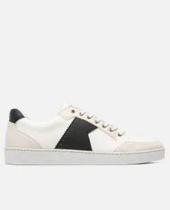 CHILL Sneakers Toile Blanc et Noir Vegan Made in France Homme