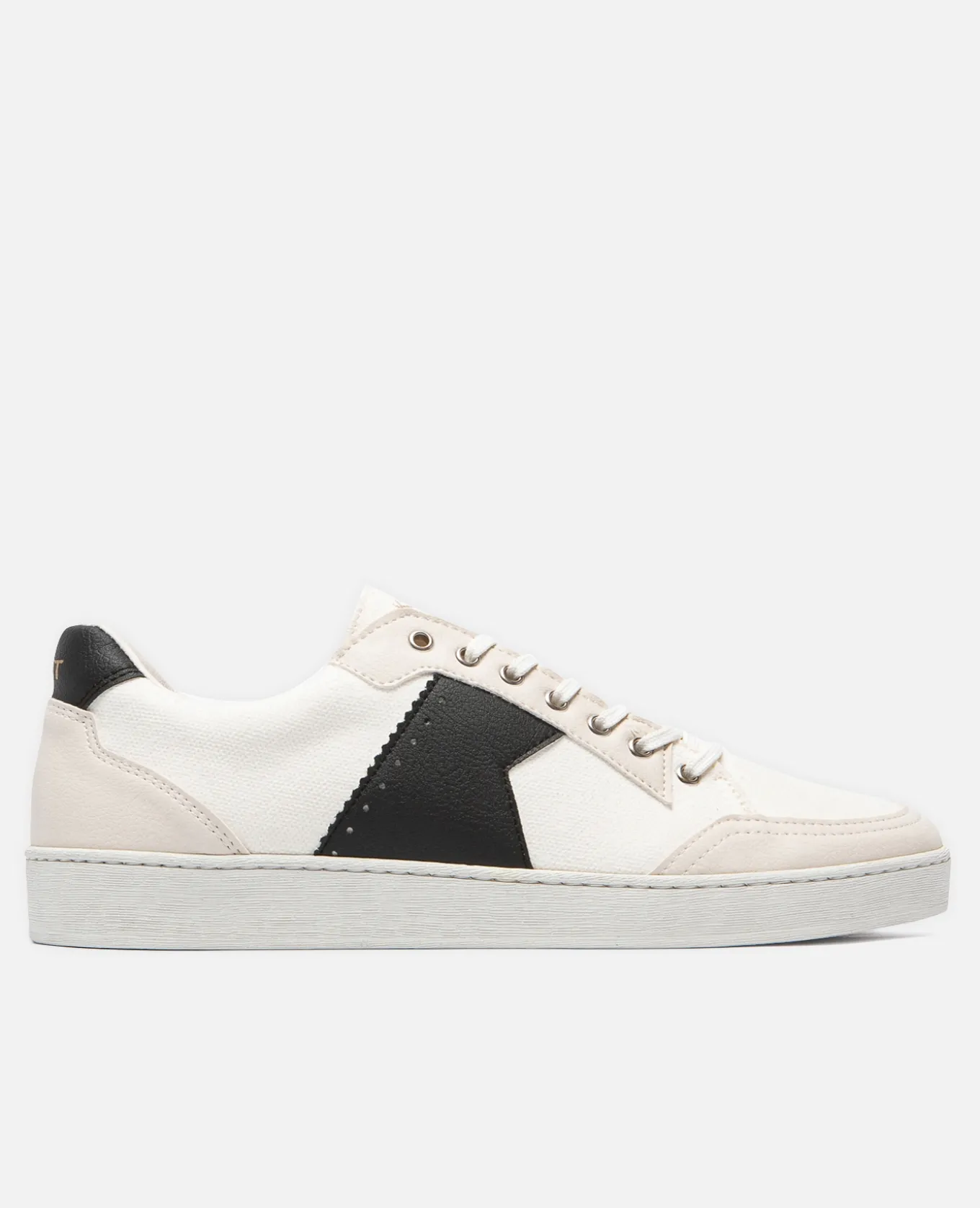 CHILL Sneakers Toile Blanc et Noir Vegan Made in France Homme
