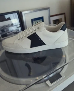 CHILL Sneakers Toile Blanc et Noir Vegan Made in France Homme
