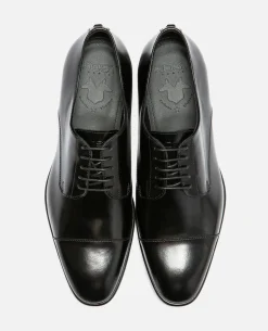 CLAYTON Derbies Cuir Noir Homme