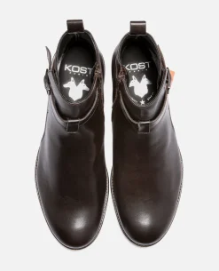 CLIFF VGT Boots Cuir tannage végétal Marron Foncé Homme