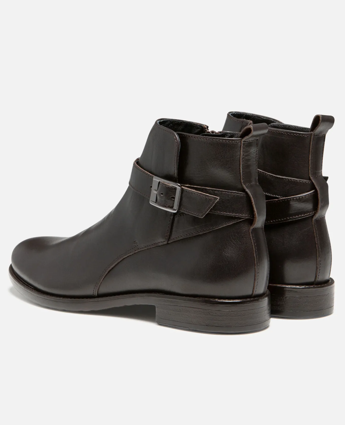 CLIFF VGT Boots Cuir tannage végétal Marron Foncé Homme