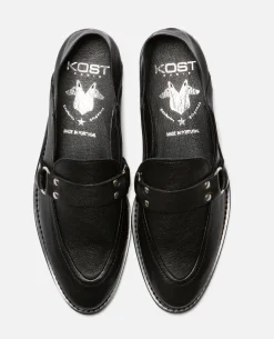 COLEEN 63 Mules Cuir Tannage Végétal Noir Femme