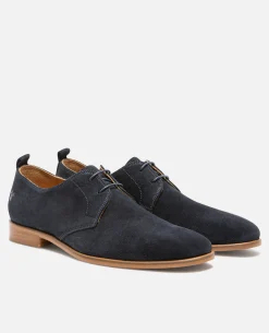 COLT 5  Derbies Croûte Velours Bleu Homme