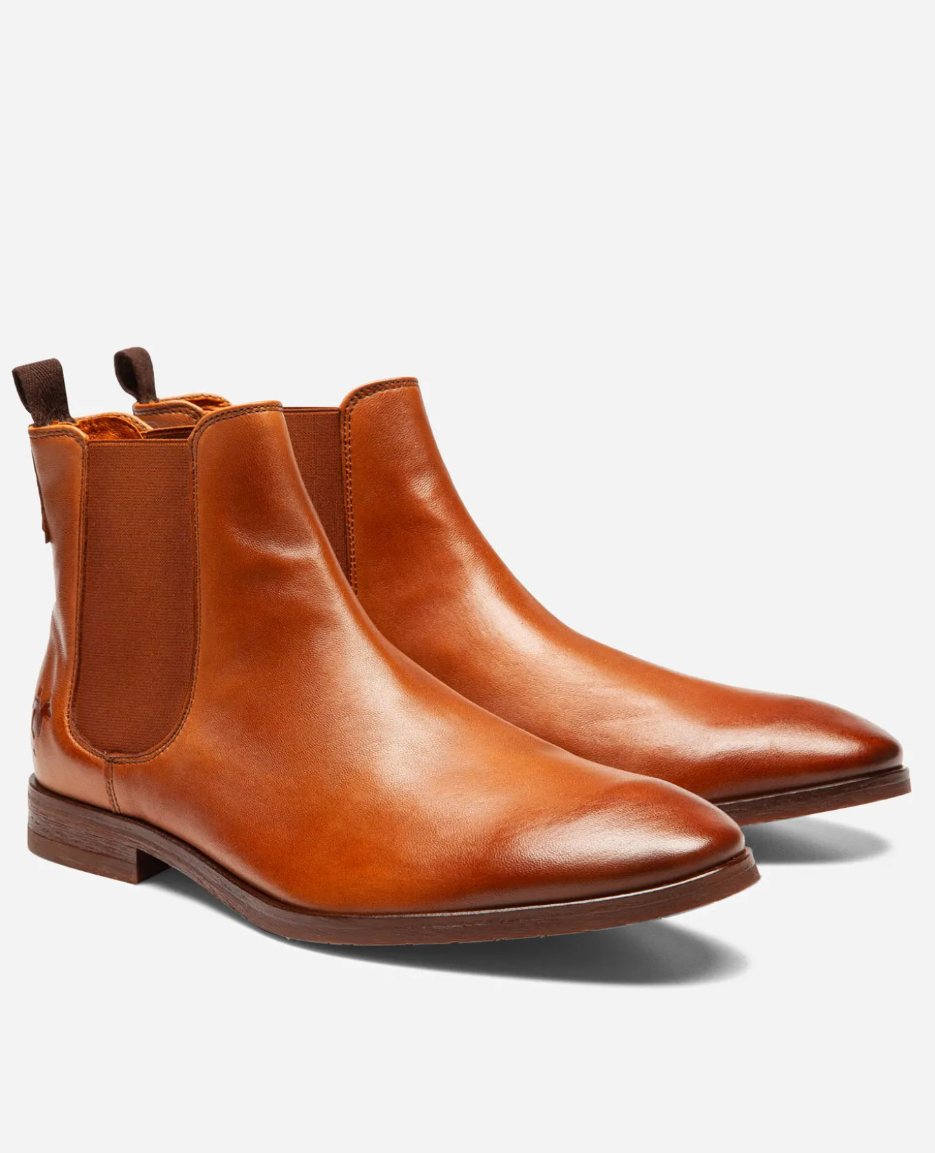 CONNOR 39 Chelsea boots Cuir Marron Homme