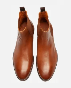 CONNOR 39 Chelsea boots Cuir Marron Homme