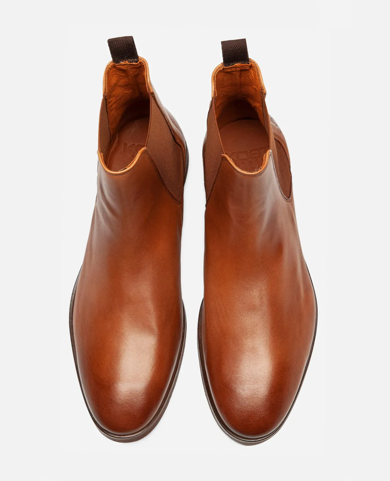 CONNOR 39 Chelsea boots Cuir Marron Homme