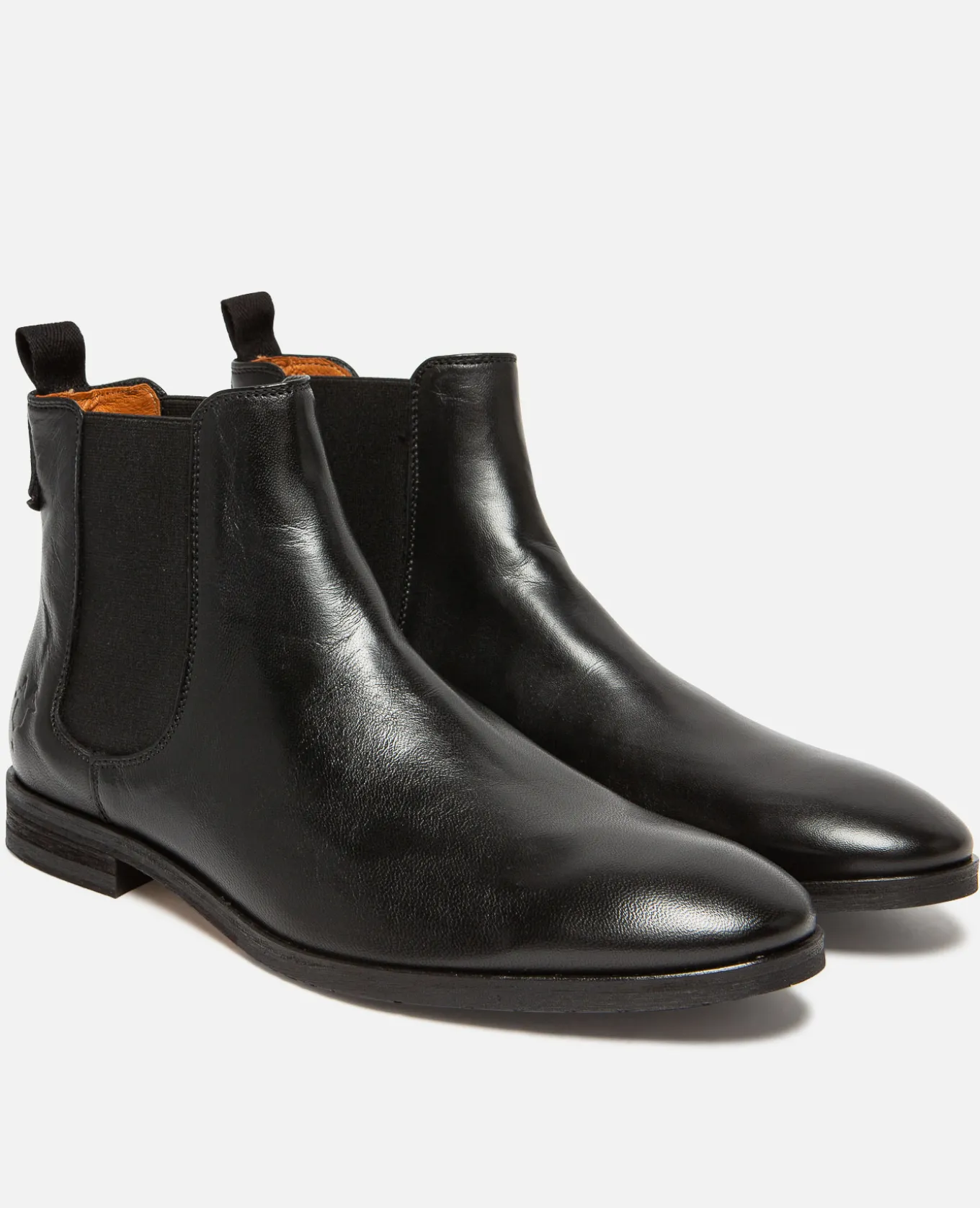 CONNOR 39 Chelsea boots Cuir Noir Homme