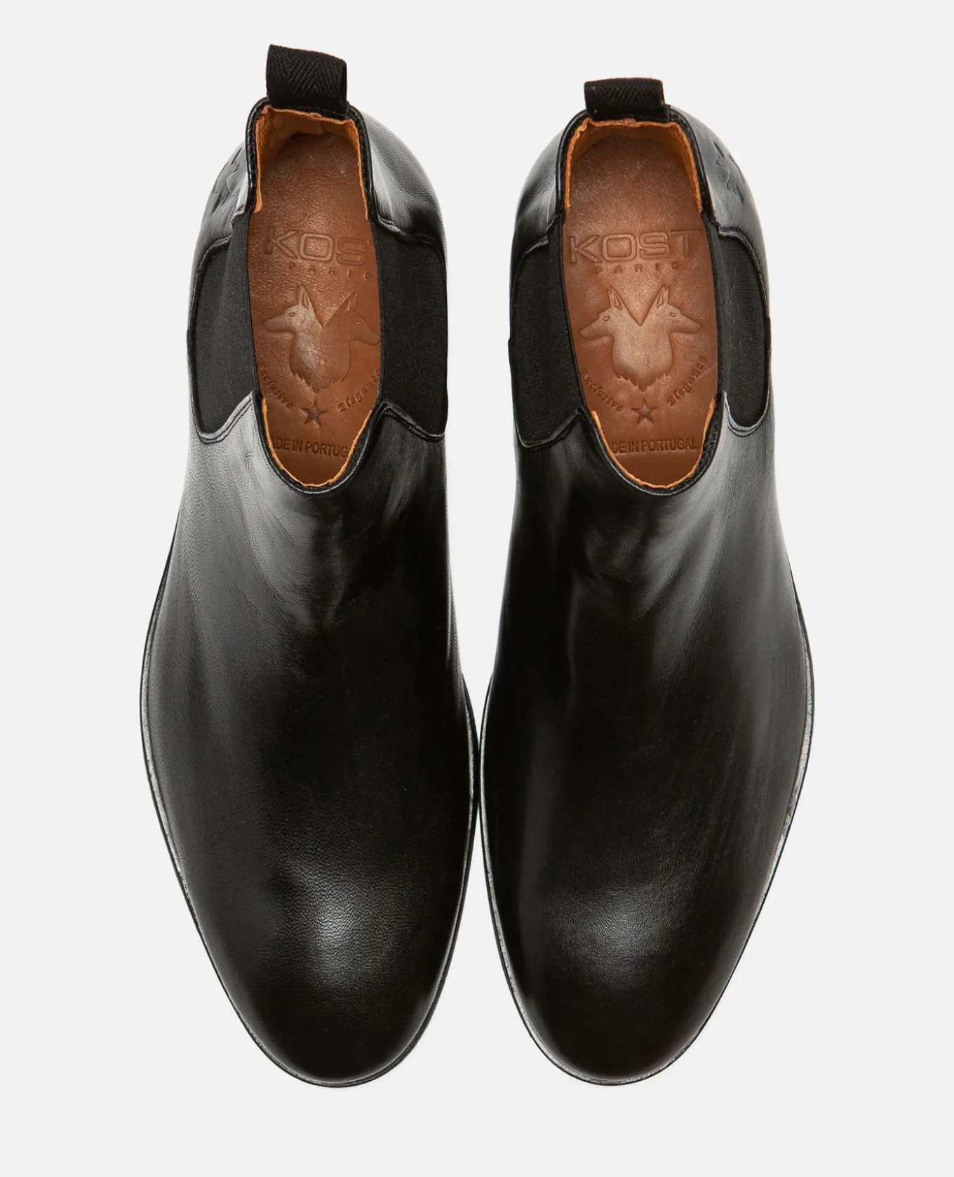 CONNOR 39 Chelsea boots Cuir Noir Homme