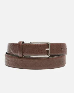 CORLEONE Ceinture Made In France Cuir Tannage Végétal Marron