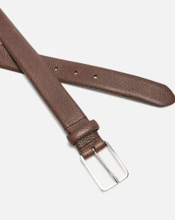 CORLEONE  Ceinture Made In France Cuir Tannage Végétal Marron