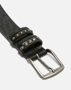 COSTELLO  Ceinture Made in France Cuir Tannage Végétal Noir