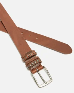 COSTELLO  Ceinture Made in France Cuir Tannage Végétal Marron