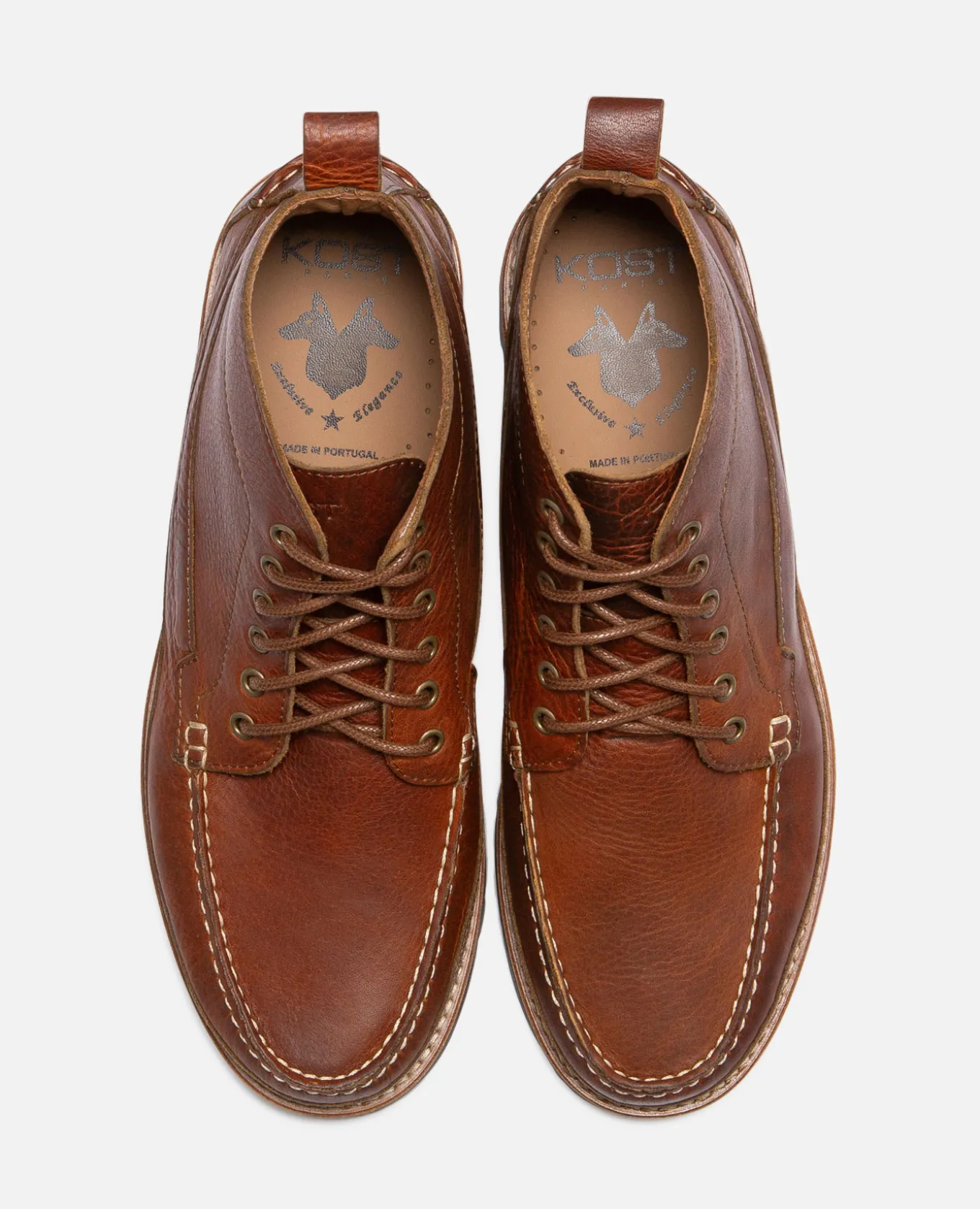 CRISPY SU Chukka Boots Cuir Marron Homme