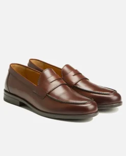 DAPPER  Mocassins Cuir Cognac Homme