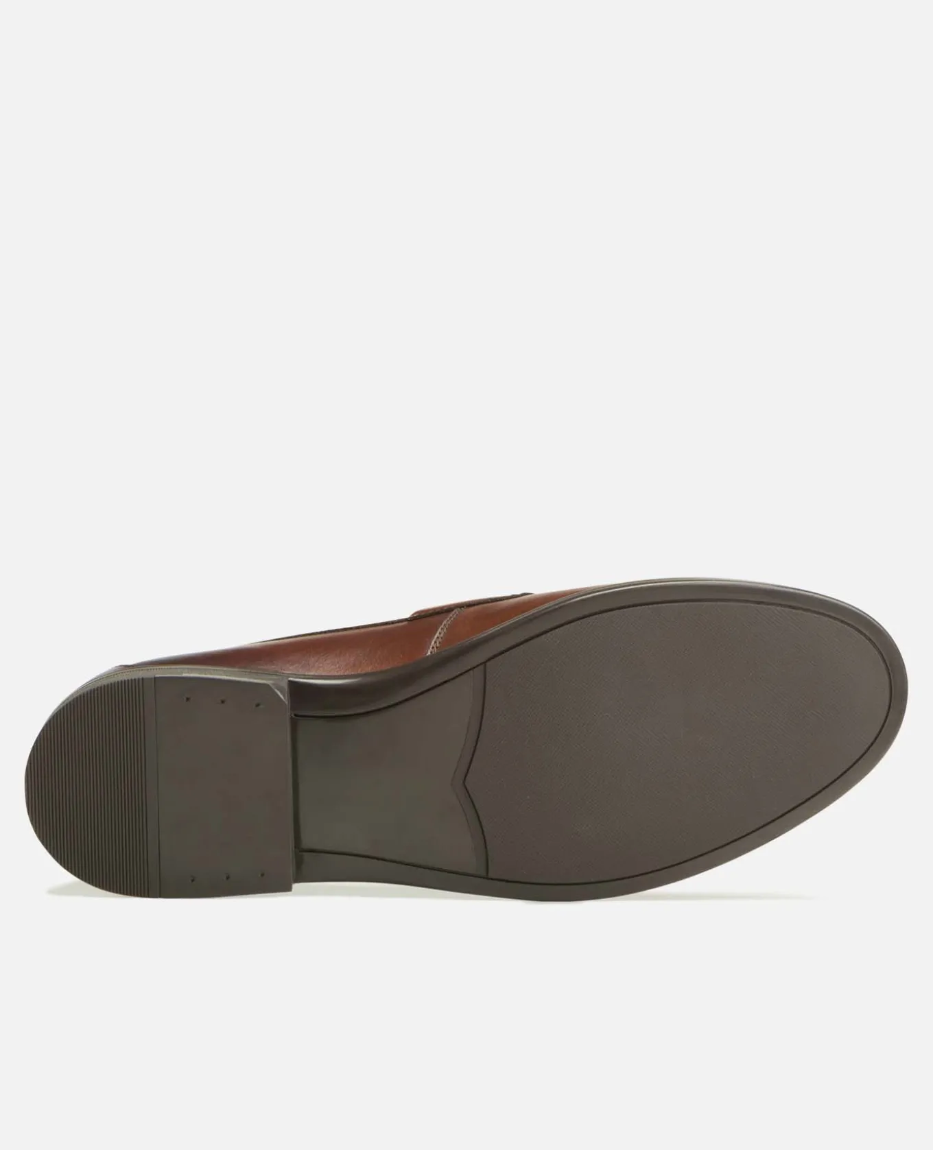 DAPPER Mocassins Cuir Cognac Homme