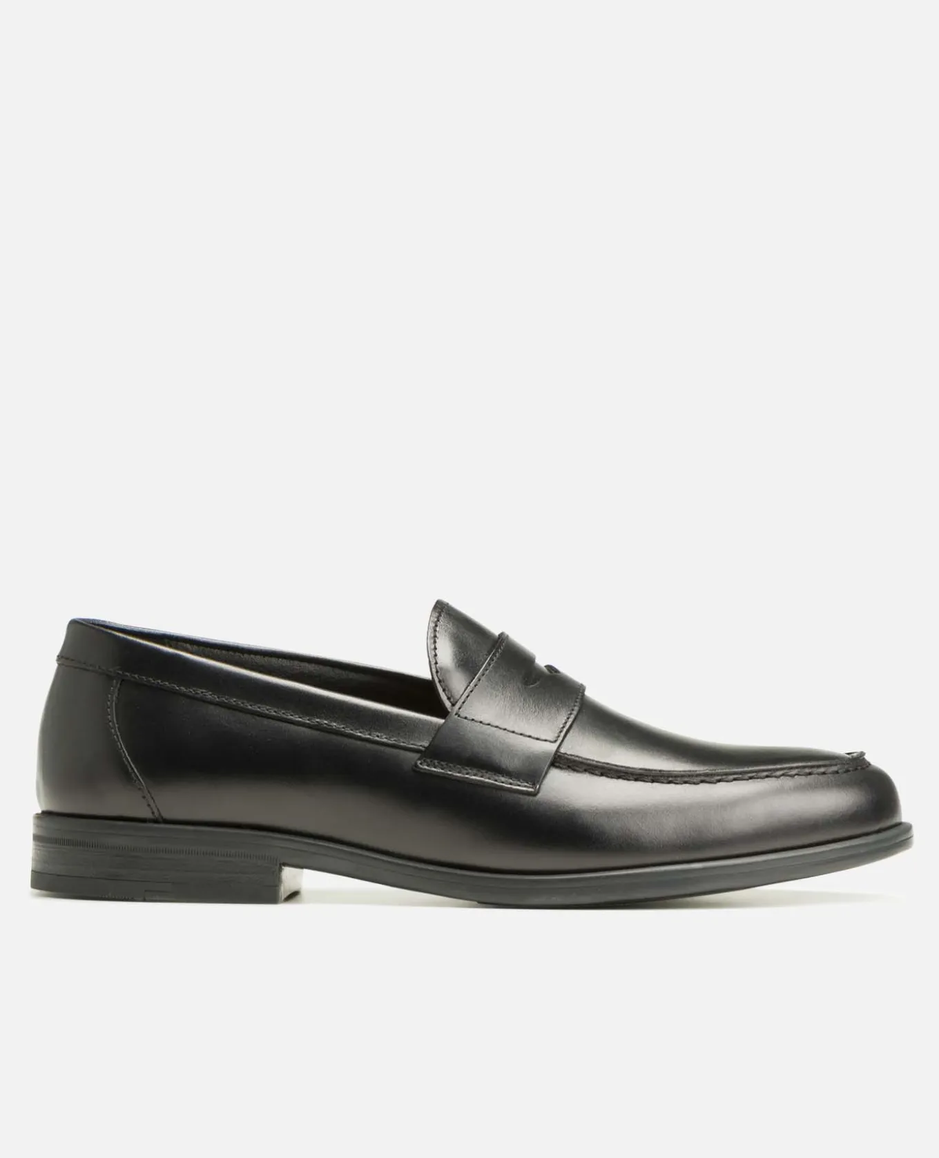 DAPPER Mocassins Cuir Noir Homme