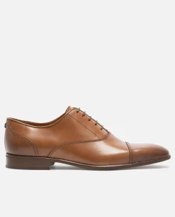 DOUGLAS Richelieu Cuir Marron Homme