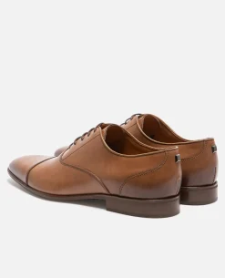 DOUGLAS Richelieu Cuir Marron Homme