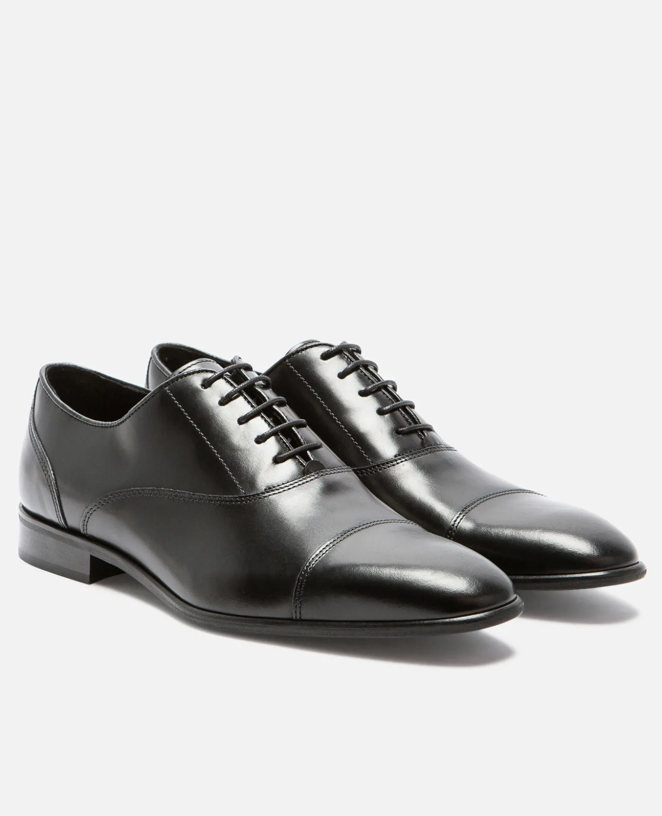 DOUGLAS Richelieu Cuir Noir Homme