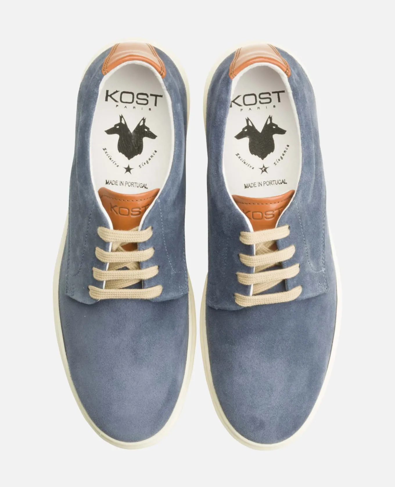 DREAM Baskets Croûte Velours Marine Homme