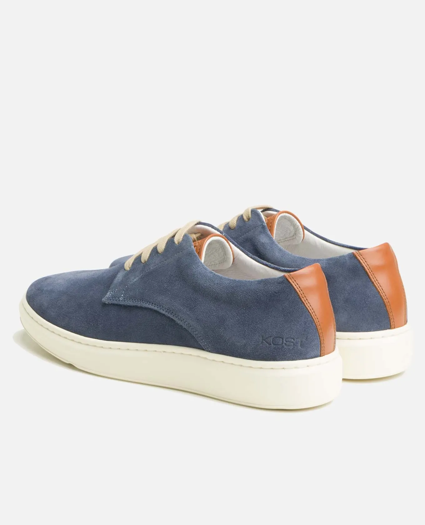 DREAM Baskets Croûte Velours Marine Homme